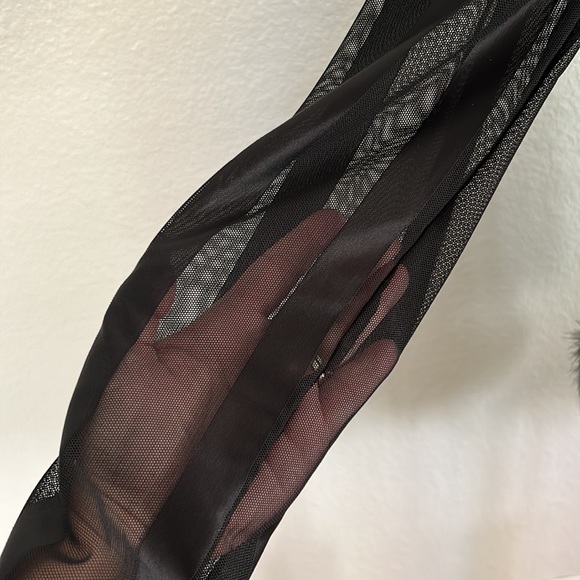 NWT BOOHOO Highneck Feather Skirt Mini Dress - Picture 7 of 12